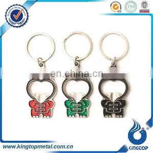 Newest Design Neoteric Metal Owl Shaped Opener Keychain With Enamel thumbnail-1