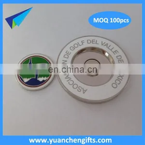 Novelty Design Magnetic Coin Golf Ball Marker Golf Poker Chip thumbnail-2