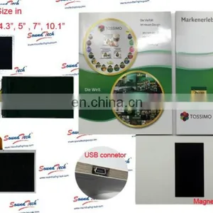 7 Inch Video Greeting Card, Lcd Video in Print, Invitation Lcd Video Greeting Card thumbnail-3
