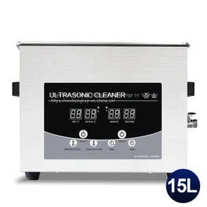 Ultrasonic Cleaning Machine 15L Electronic Components Glasses Lab Hardware Small Parts PCB Board Ultrasound Bath Washer thumbnail-1