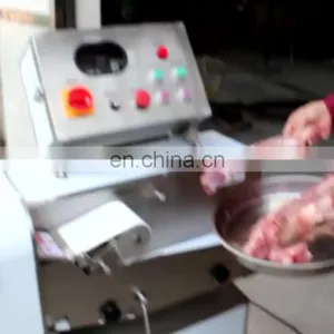High Output Stainless Steel Ribs Chopping Machine Pork Ribs Cutter Spare Rib Cube Cutting Machine for the Market thumbnail-1