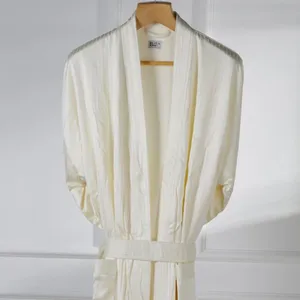 Eliya Hot Sale High Quality Kimono White Velour Hotel Bath Robe thumbnail-1