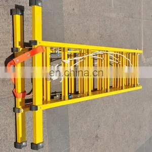 Ladder 5 Step Yellow Color Fully Insulated A Shape Fiberglass Ladder thumbnail-2