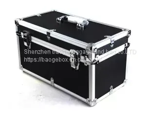 With Printing Logo With Rubber Handle Double Bass Flight Case thumbnail-3