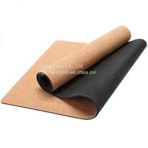 Anti-Slip Cork Rubber Yoga Mat for Advanced Yogis thumbnail-1