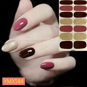 Christmas/Halloween Nail Art Stickers Festival Pumpkin Wraps Waterproof Full DIY Manicure Accessories YMX Series thumbnail-1