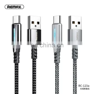 Remax Black Sliver Auto Power off Charging USB To Lighting / Type C Cable thumbnail-4