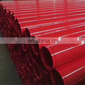 Astm a 795 Fire Steel Pipes Red Color Ral3000 Steel Pipe for Fire Protection thumbnail-1