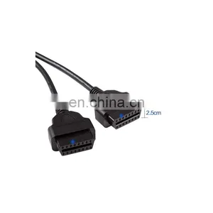 OBD2 Y Adapter Diagnostic Connector Extension Cable Fits for All Cars OBD II 1ft thumbnail-1