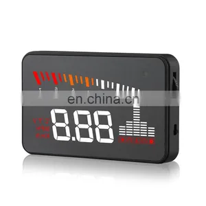 X5 3.5 Inch Car HUD OBD2 Head Up Display Overspeed Warning System Windshield Auto Electronic Alarm Projector thumbnail-2