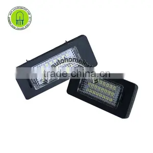 LED License Plate Light Assemblies For A1 A6 A7 Q5 TT Volkswagen VW Jetta Passat Touareg Touran E8 Mark thumbnail-2