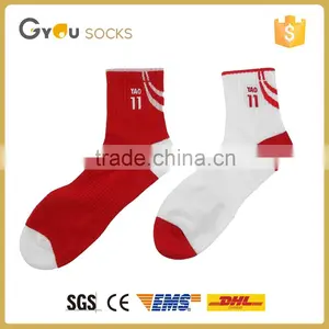 Red and White Children Thin Knitted Warm Tube Socks/cotton Socks thumbnail-1