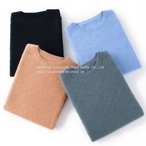 Roundneck 100% Cashmere Sweaters Men Fashion Cashmere Jumpers For Men thumbnail-1