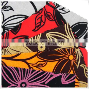 2016 New Style Sofa Curtain Upholstery Fabric Flock on Flock Fabric thumbnail-1