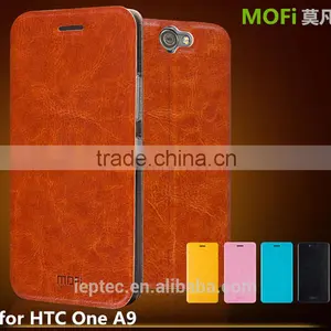 MOFi Case Celular Flip PU Leather Housing for Original HTC One A9, Mobile Phone Coque TPU Back Cover for HTC A9 thumbnail-1