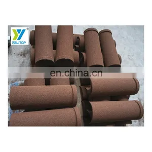 Relitop Factory Stone Coated Step Tile Roofing Sheet Accessories Circular Hip Bent Tiles Barrel Roofing Ridge Tile thumbnail-5