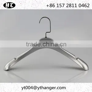 Silver Electronic Plated Hanger With Notch for Clothes thumbnail-1