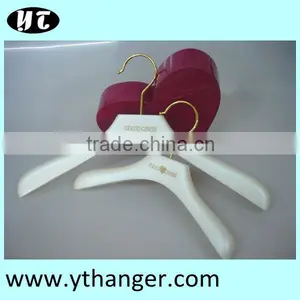 Children Wooden Top Hanger Yellowish White Kids Wooden Hanger thumbnail-1