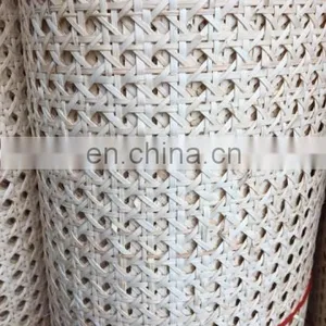 Square Mesh Woven Economic Rattan Cane Webbing Roll Professional Quality Standard Size Open for Making Furniture thumbnail-2