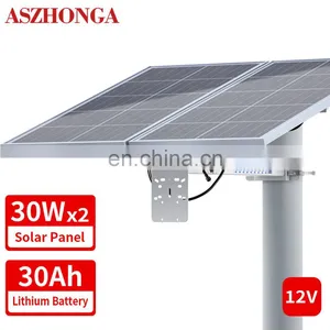 Solar System Off-grid Energy Storage System Lithium Battery for Home Farm Island Outdoor 4G Router Lighting Surveillance Camera thumbnail-3