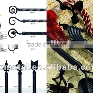 Curtain Accessories With Curtain Rod & Finials thumbnail-1