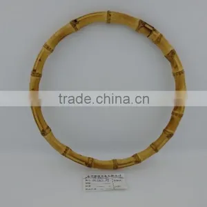 Round Traditiaonal Wooden Handle Bag Handbag Handle thumbnail-1
