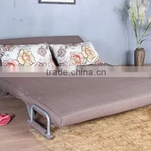 Fabric Metal Structure Home Stylish Marlo Futon Sofa Bed thumbnail-1