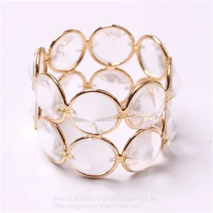 Crystal Napkin Rings Beads Sparkly Table Dinner Napkin Holders for Wedding Centerpieces Special Occasions Festival Celebration thumbnail-3