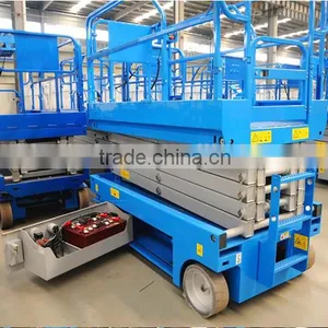 Mobile Scissor Lift Platform 10m, 4 Wheels Lift Platform thumbnail-2