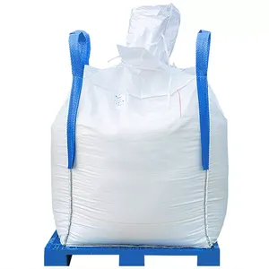 Big Thai Tapioca Chromite Sand Sugar Grave Ore Zinc Powder Foil Woven PP Tone FIBC Corn Rice Food Grade Baffle Bulk Firewood Skip Jumbo Bag thumbnail-1