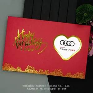 Customized Employee Birthday Greeting Cards Creative Corporate Business Thank You Invitations Premium Sense Christmas Wishes Small Cards thumbnail-2