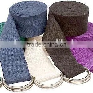 Cotton Yoga Strap With D Type Ring thumbnail-1