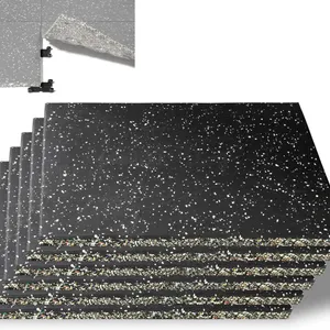 Rubber Flooring Interlocking 50*50/100*100cm Gym Flooring Mat for Sale thumbnail-2