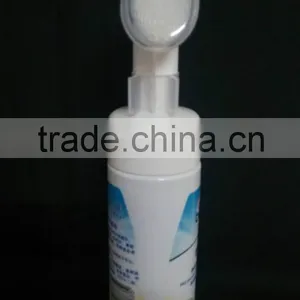 150ml Plastic Cosmetic Foam Pump Bottle With Soft Brush thumbnail-6