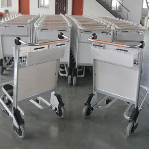 Aluminium Material Airport Luggage Trolley thumbnail-3