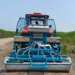 12 Rows Seeding Fertilizing Machine With Rotavator, Disc Harrow and Land Roller for Crops Planting thumbnail-1