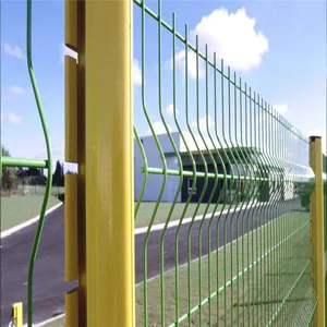 Galvanized 3D Curved Welded Wire Mesh for Architectural Facades - 2mm Wire Diameter thumbnail-1