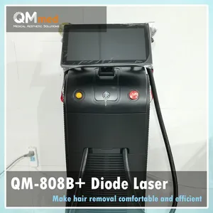 QM-808B+ Triple Wavelength 755nm 808nm 1064nm Diode Laser Hair Removal Machine for Salon thumbnail-2