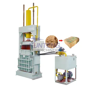 Vertical Straw Baling Machine Coconut Shell Fiber Baler Equipment EPC thumbnail-1