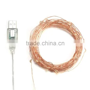 USB LED String Lights Starry Lights Copper Wire for Home Bedroom Party Wedding Decoration Trees thumbnail-2
