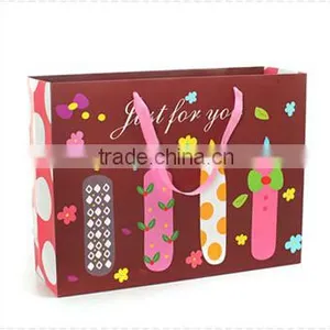 Lovely Candle Pattern Boutique Paper Shopping Bag thumbnail-1