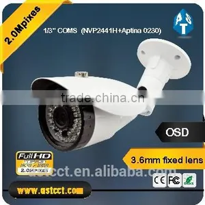 High Definition 1080p Bullet Full HD CCTV 2.0 Megapixel AHD Camera Outdoor Video CCTV Camera thumbnail-1