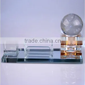 Crystal Pen Holder for the Business Gift Crystal Pen Holder Set thumbnail-1