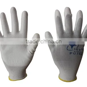 pu Coated Cut Resistance Gloves/ Palm PU Coated Working Gloves thumbnail-3