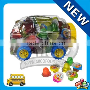 Mini Fruit Jelly Cup in Bus Jar thumbnail-1