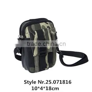 2016 Mini Messenger Bag Camouflage Canvas Phone Storage Bag thumbnail-6