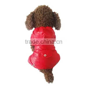 Wholesale Large Dog Clothes Red Dog Air Force Raincoat thumbnail-1