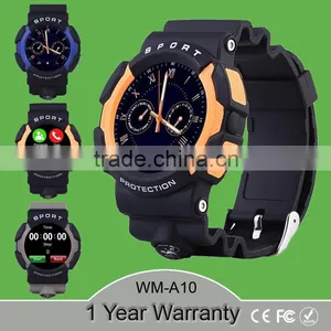 NO.1 A10 Bluetooth Smart Watch Phone Clock Sync Notifier Support Sim Card Smartwatch Wearable Devices For Apple IOS Android thumbnail-1