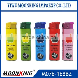 Customized Sticker Refillable Butane Gas Lighter Electric Cigar Lighter Manufacturer thumbnail-1