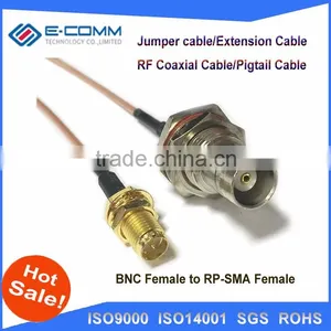High Quality RF Pigtail Cable SMA Female to BNC Male Adapter Connector thumbnail-3
